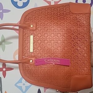 Catherine malendrino orange dome purse. Nwt